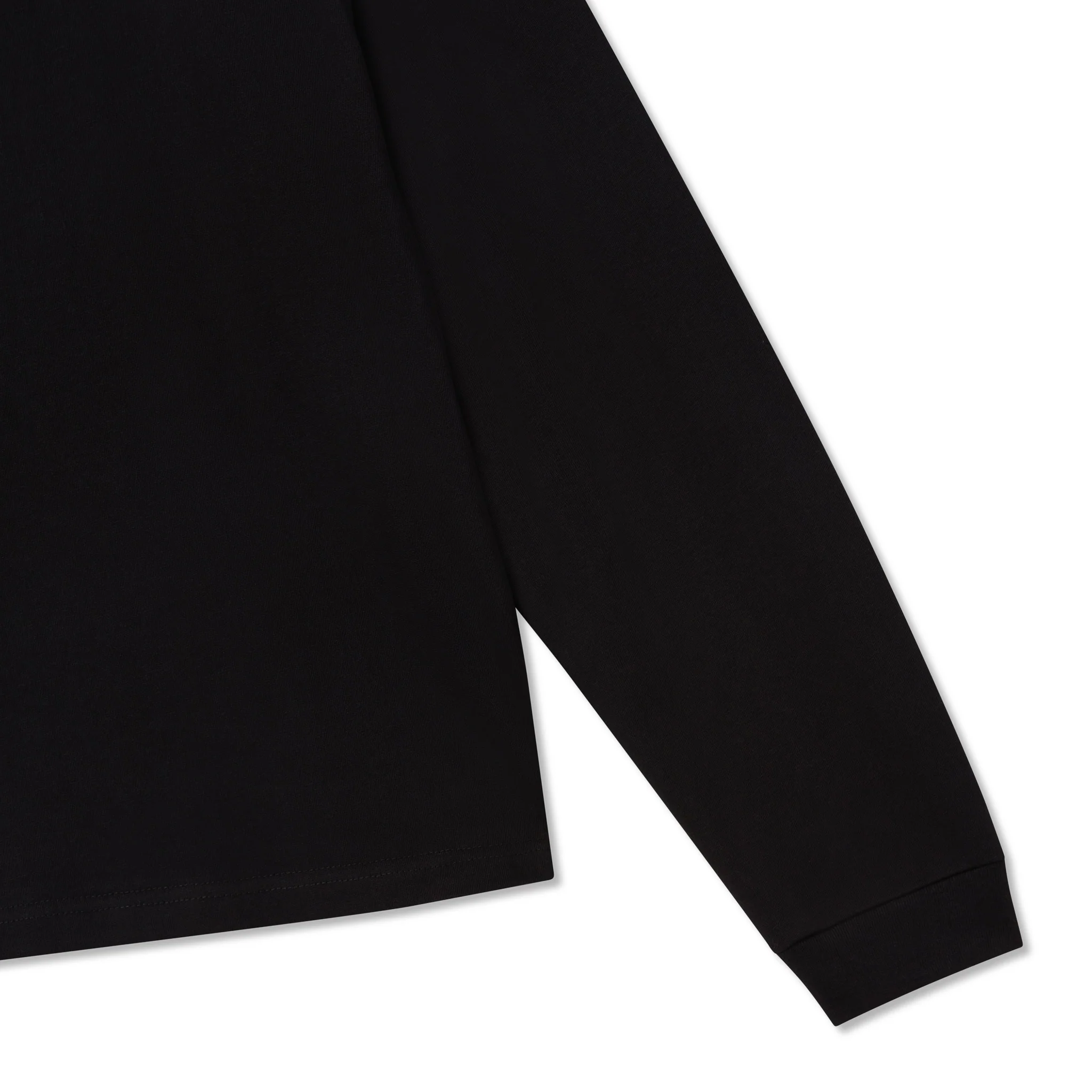 300 GSM 'Black' Long Sleeve Tee - Image 2