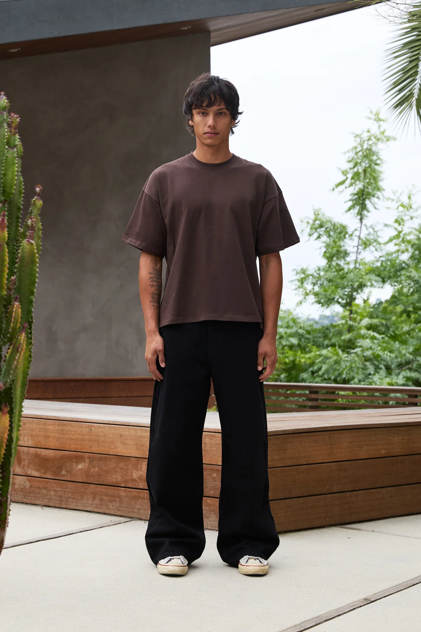 300 GSM 'Coffee' Core Tee V2 - Image 3