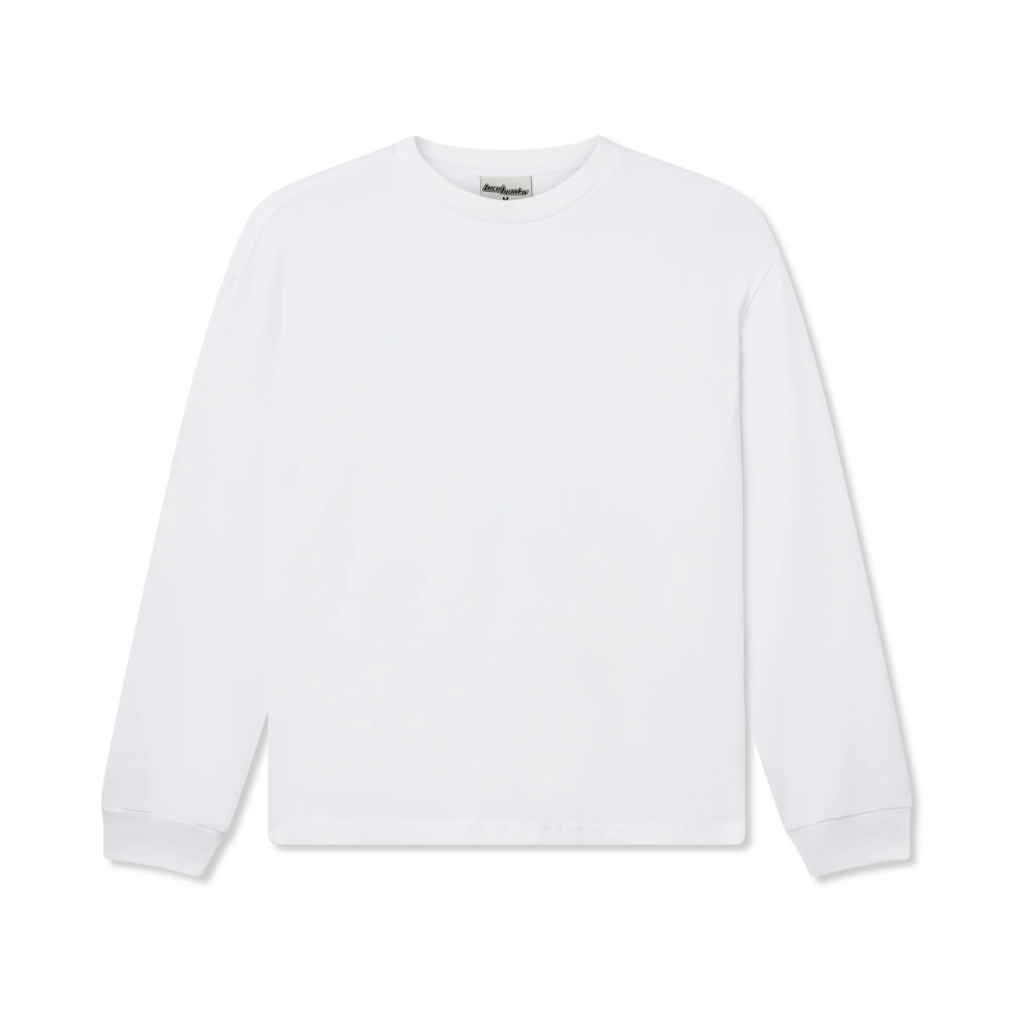 300 GSM 'White' Long Sleeve Tee