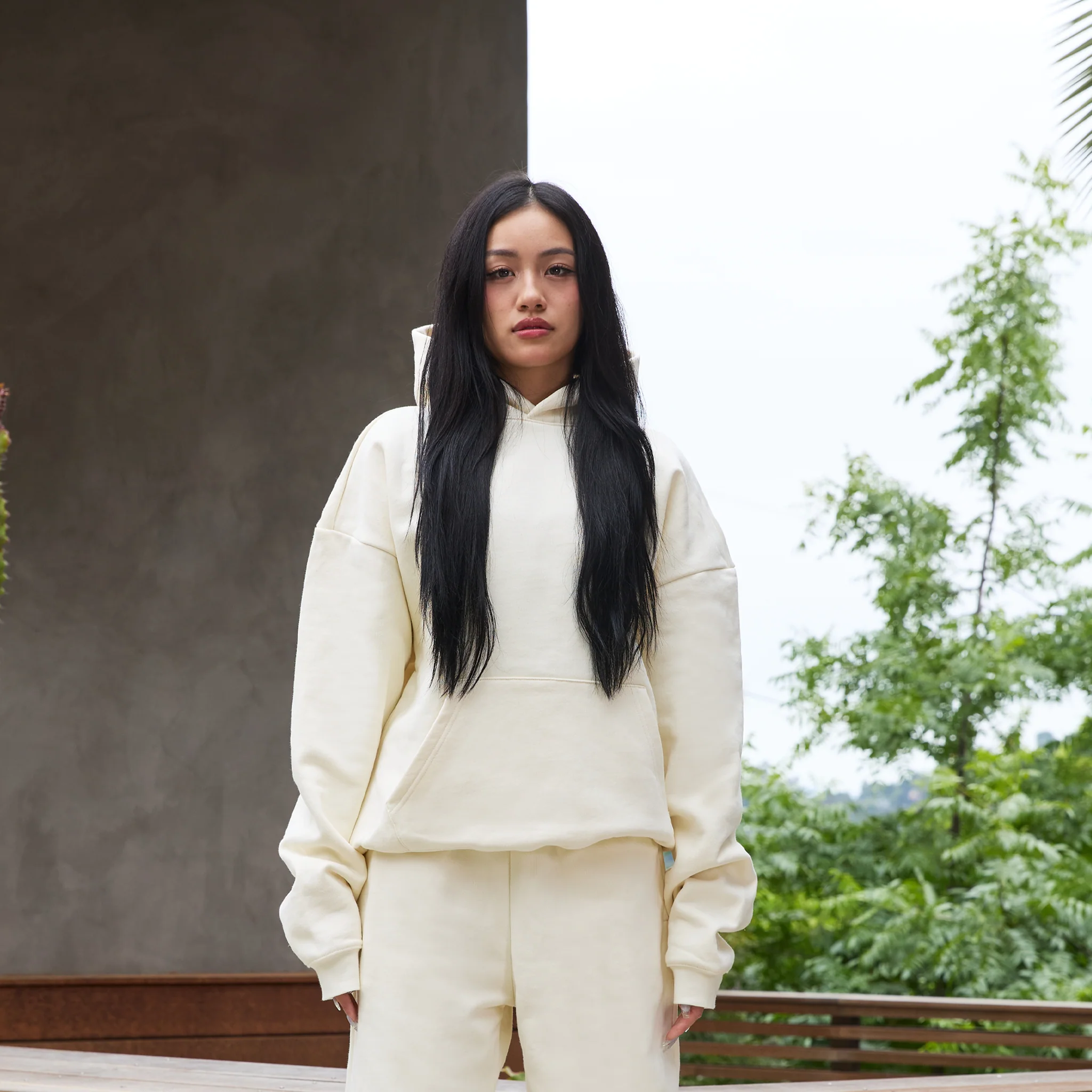 600 GSM 'Banana Milk' Core Hoodie - Image 5