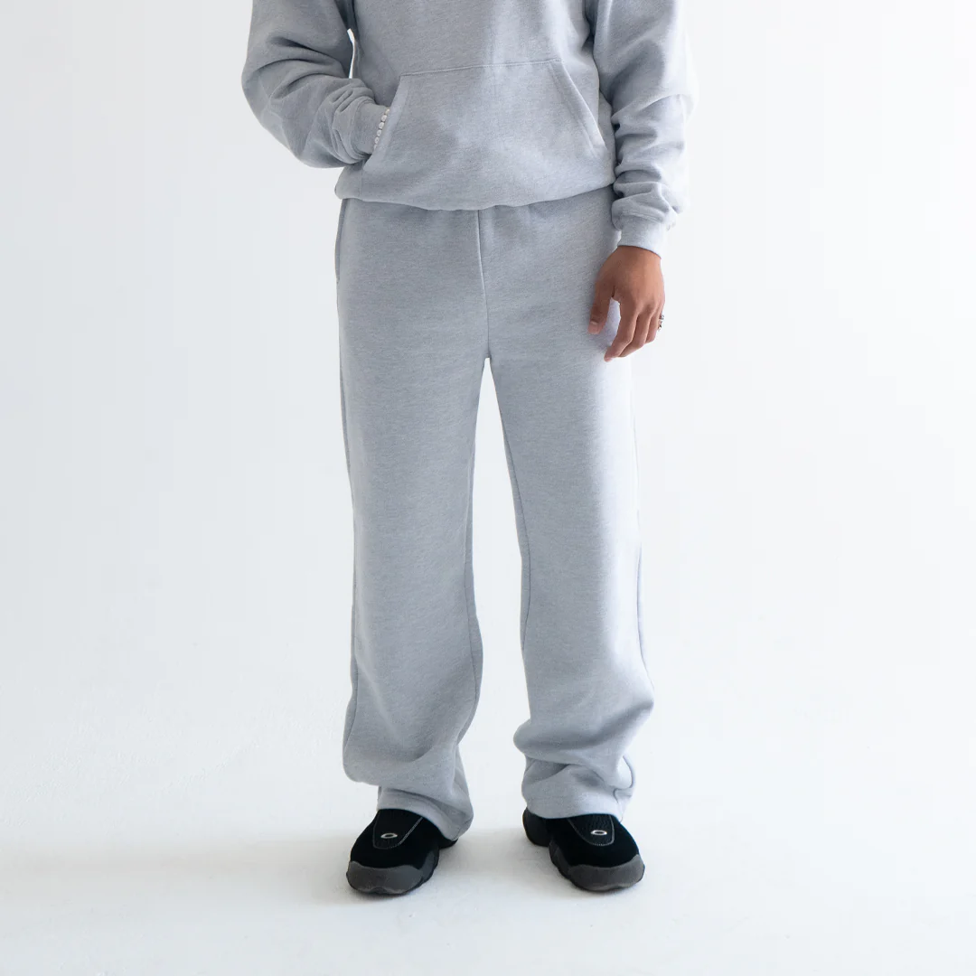 600 GSM 'Heather Grey' Core Sweatpants - Image 4