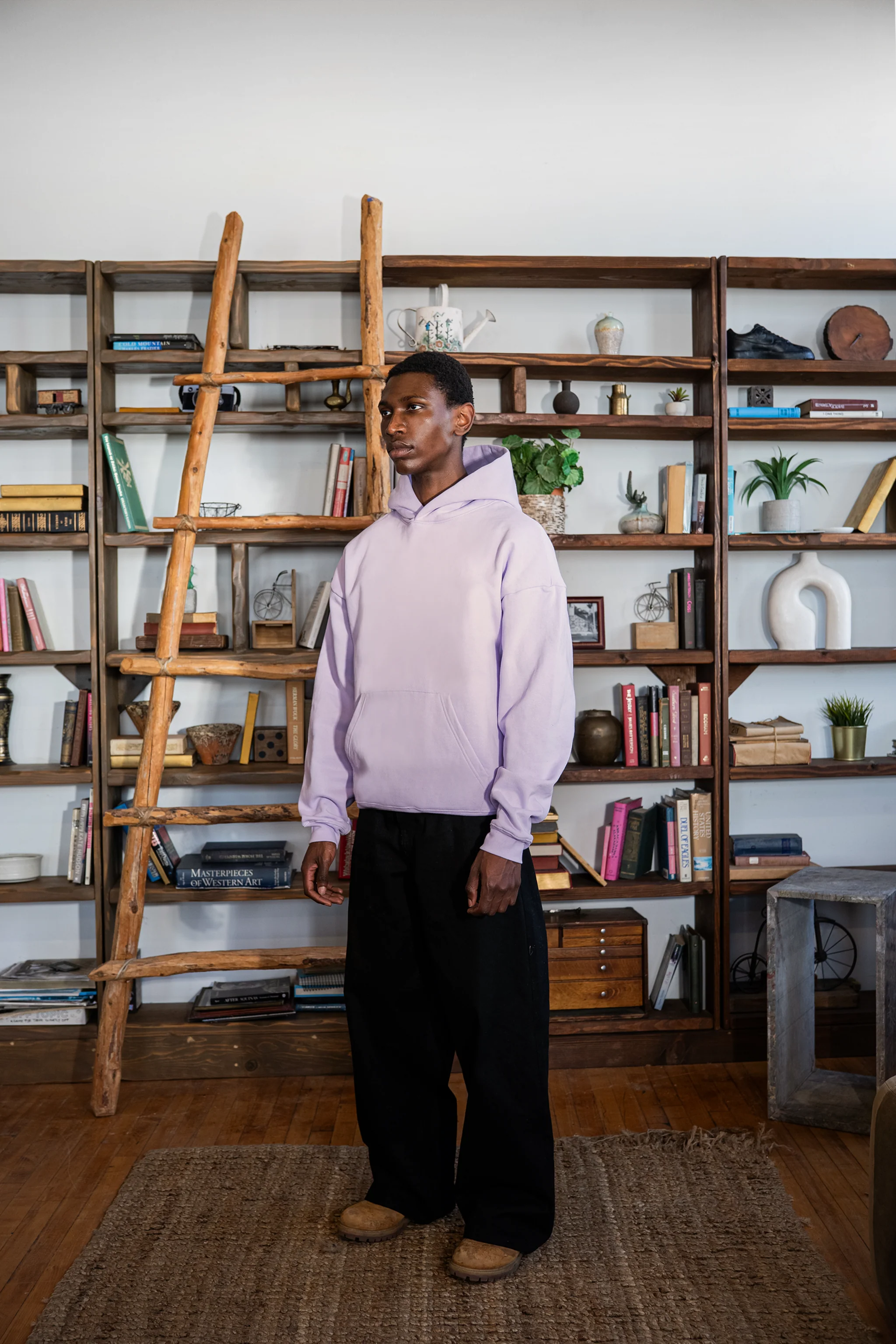 600 GSM 'Lilac' Core Hoodie - Image 4