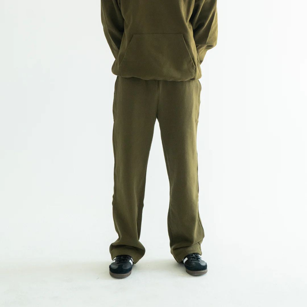 600 GSM 'Olive' Core Sweatpants - Image 3