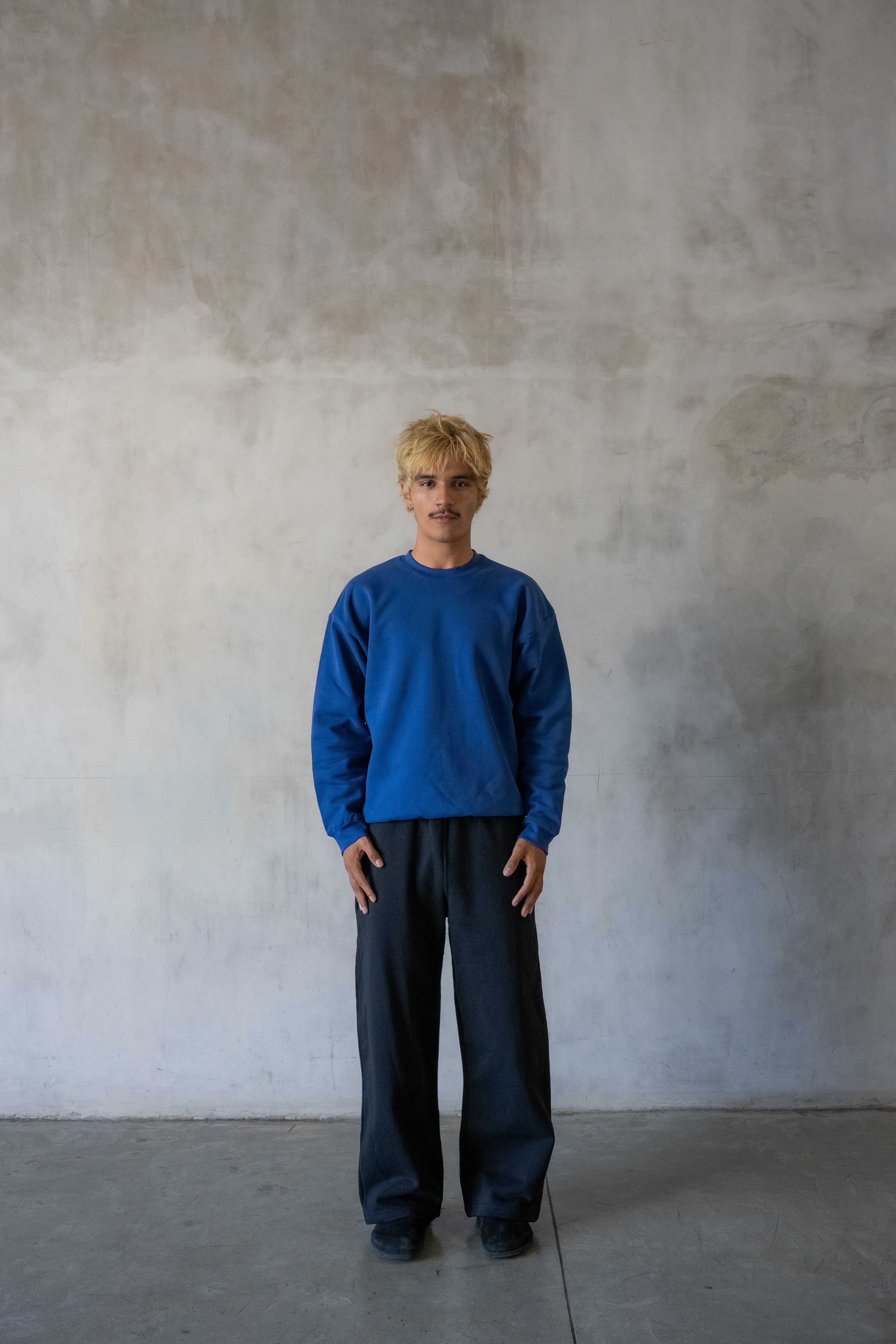 600 GSM 'Sapphire' Fleece Crewneck - Image 3