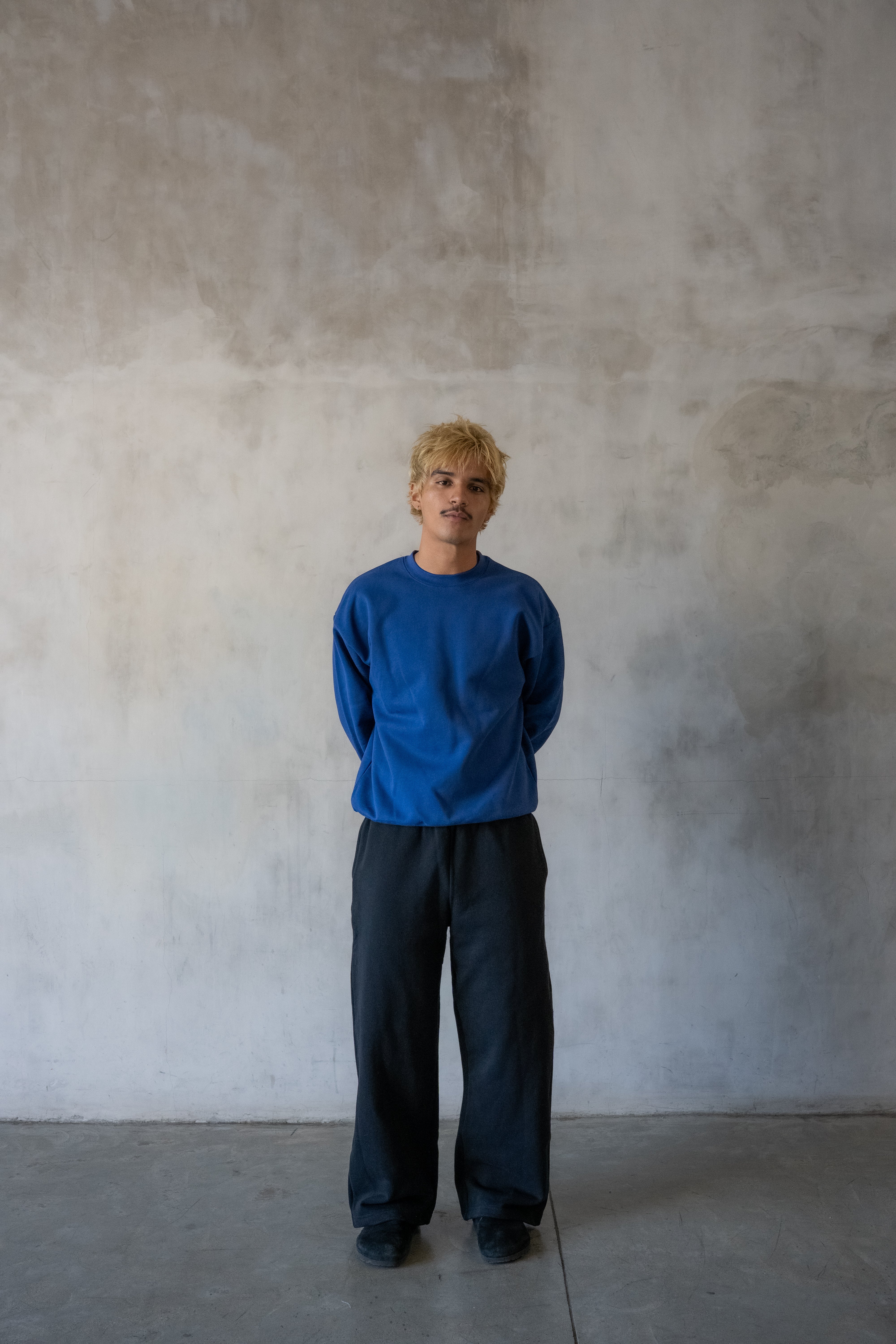 600 GSM 'Sapphire' Fleece Crewneck - Image 4