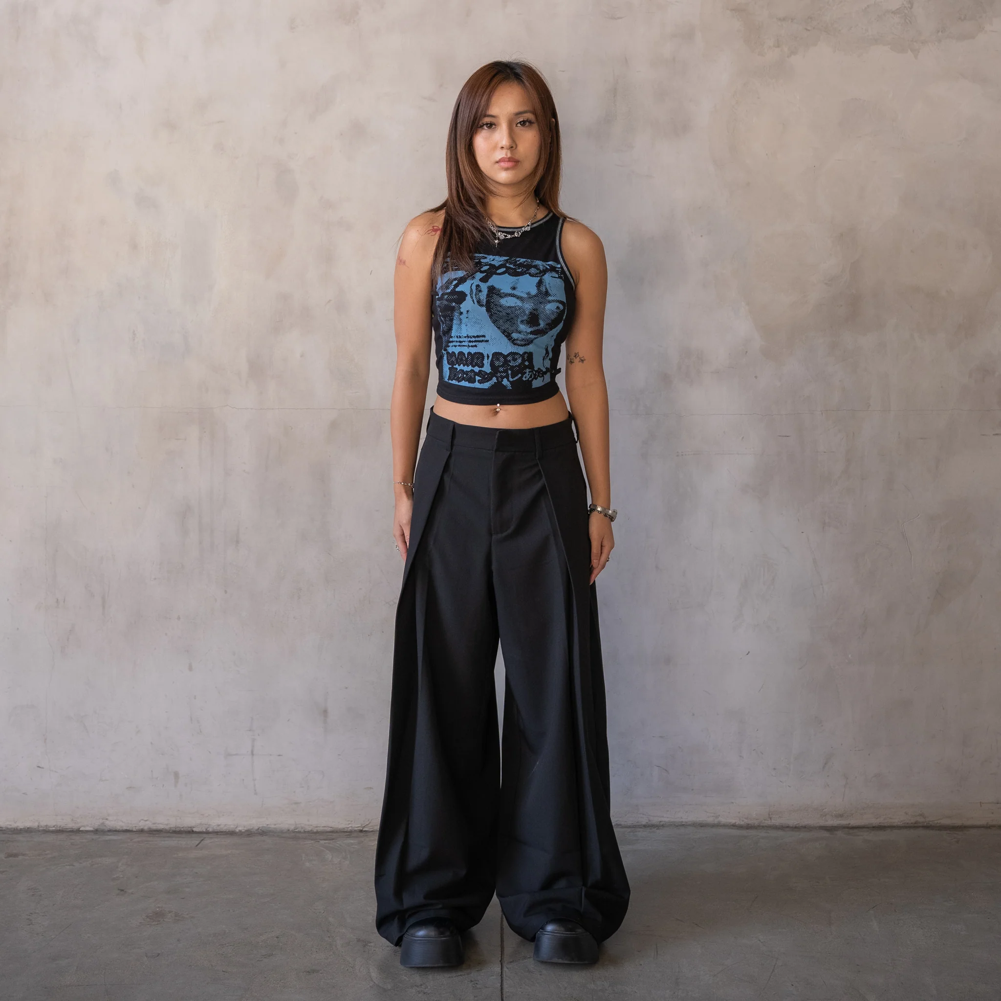 'Kuro' Pleated Trousers - Image 5