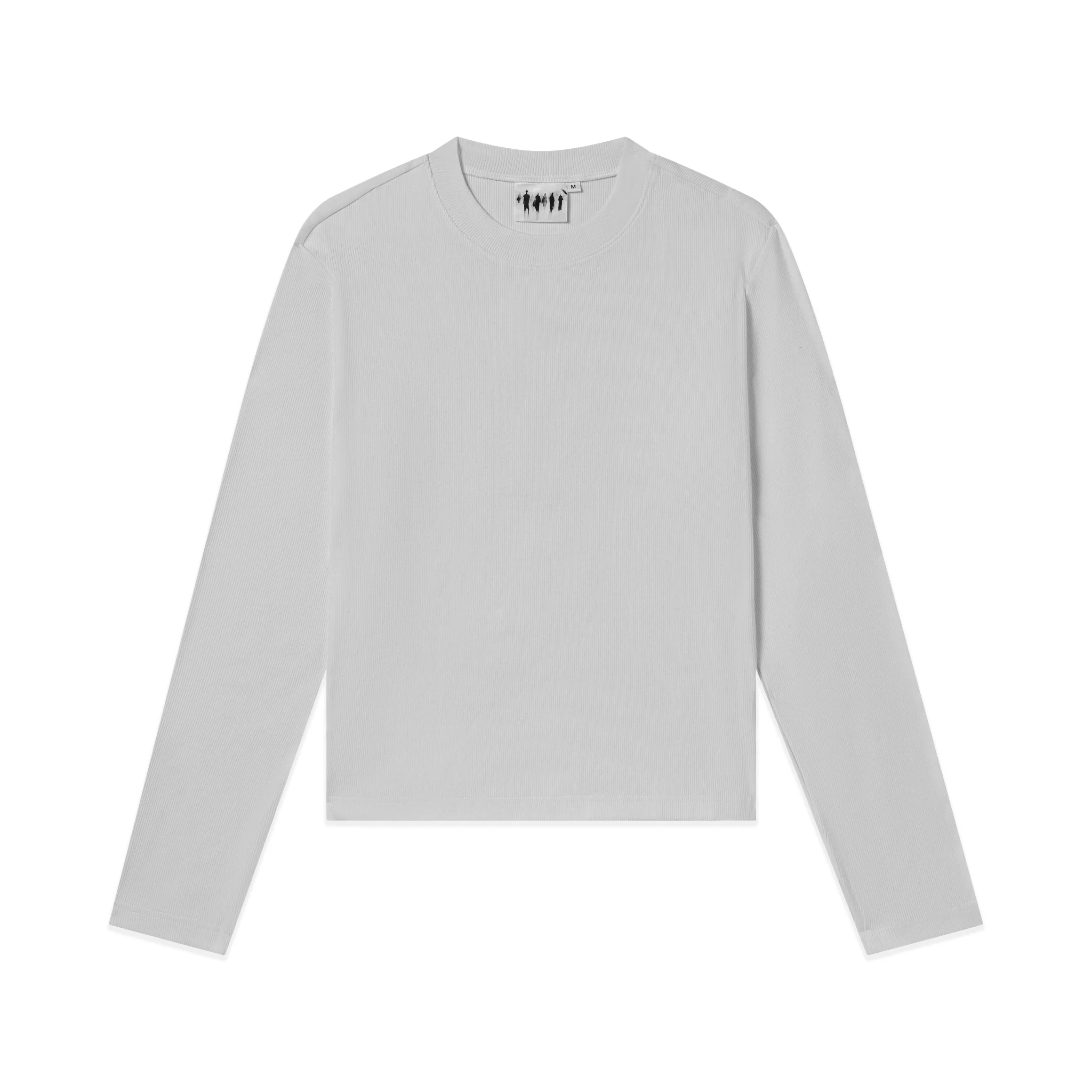 'Tandem' Cream Ribbed Long sleeve