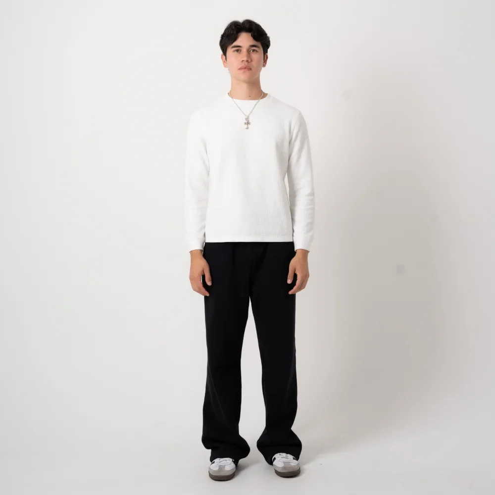 'White' Thermal Long Sleeve - Image 4
